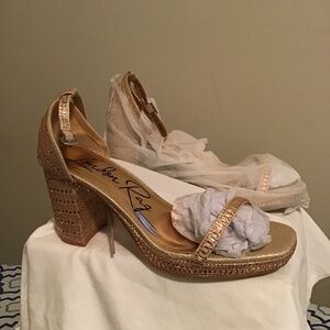 🔥London Rag, NWOT, size 9, 3 & 1/2 inch heels, see photos, beautiful gems